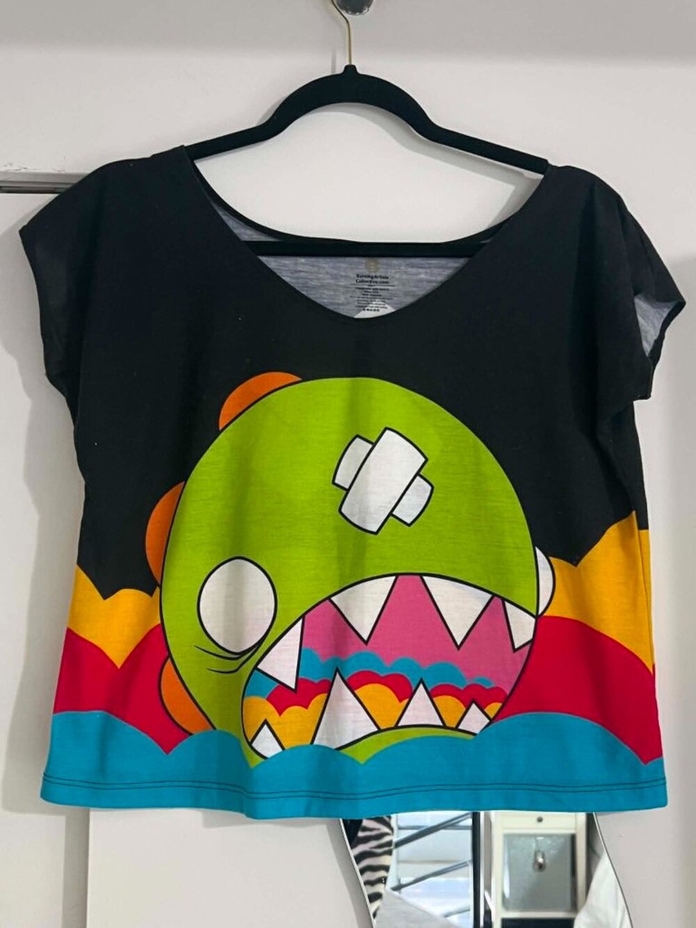 Burning Artists Collective Sherbert Kaiju reversible t-shirt, small